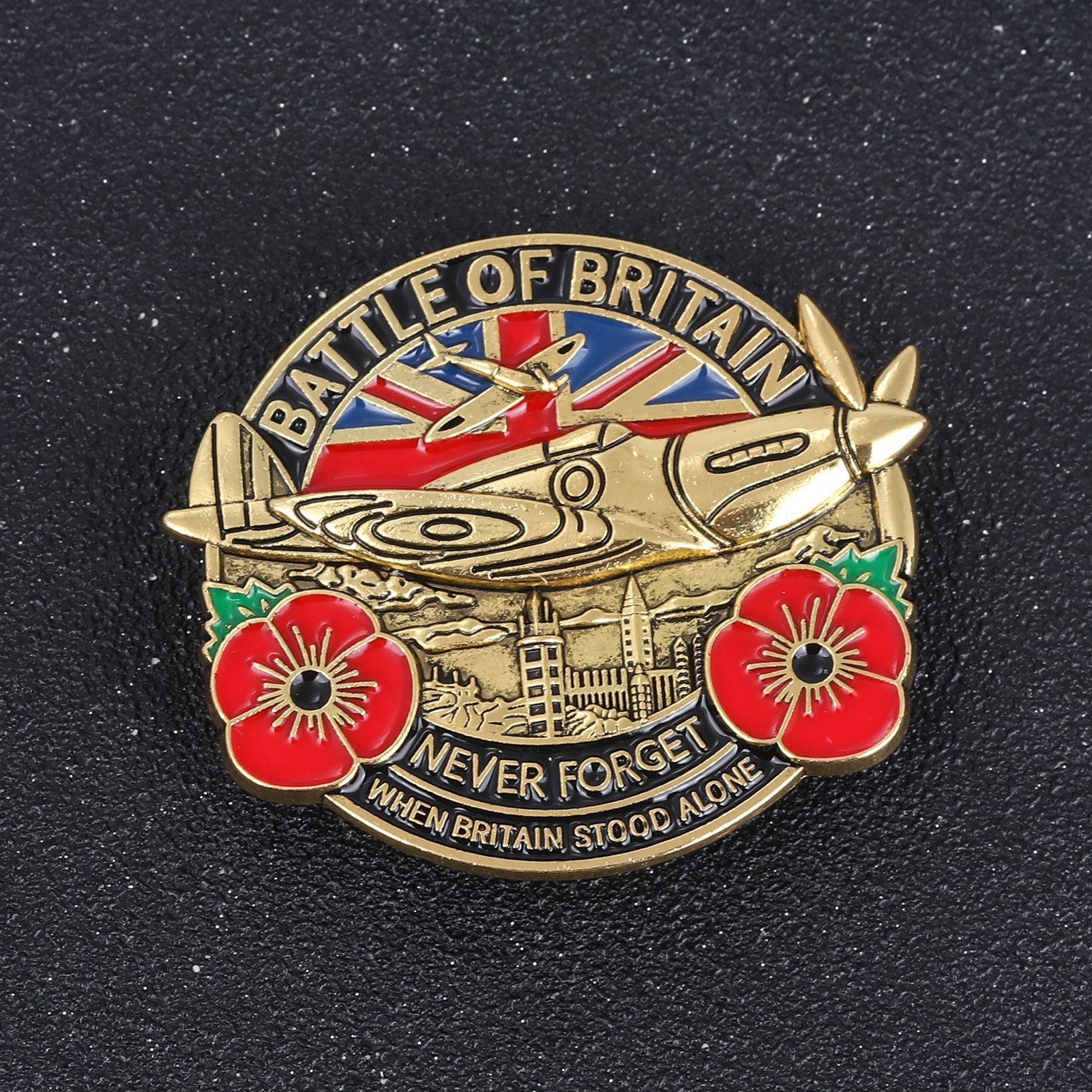 Lest We Forget Battle of Britain Brooch