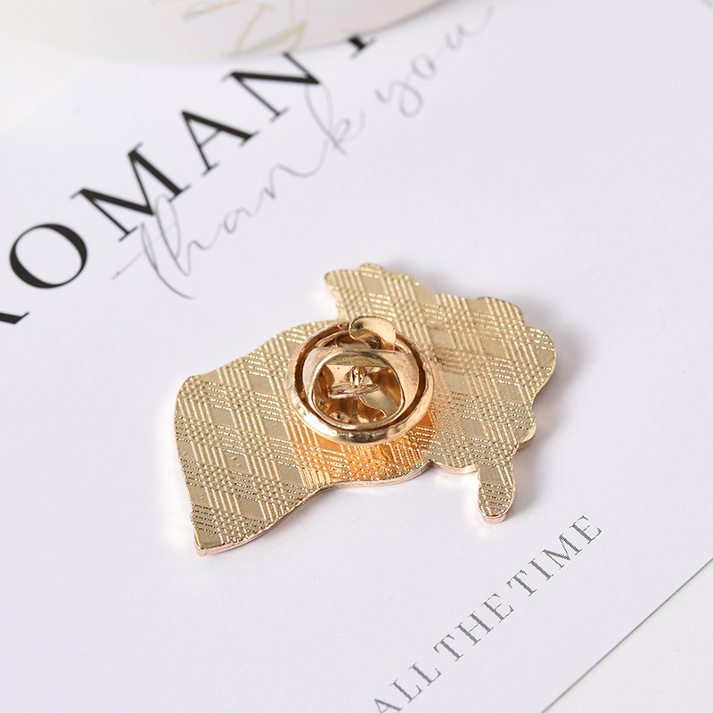 Lest We Forget Red Poppy British Flag Brooch