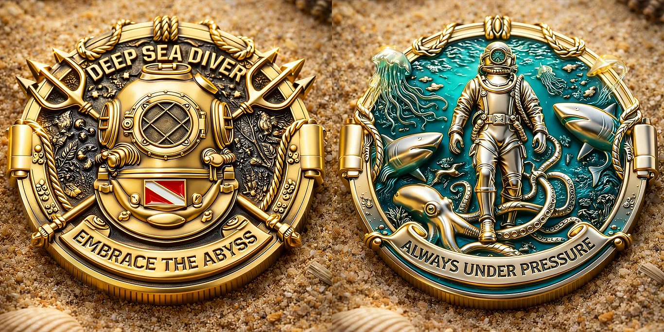 ⚡️Last Day 60% OFF - Deep Sea Diver Commemorative Coin
