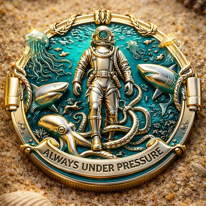⚡️Last Day 60% OFF - Deep Sea Diver Commemorative Coin