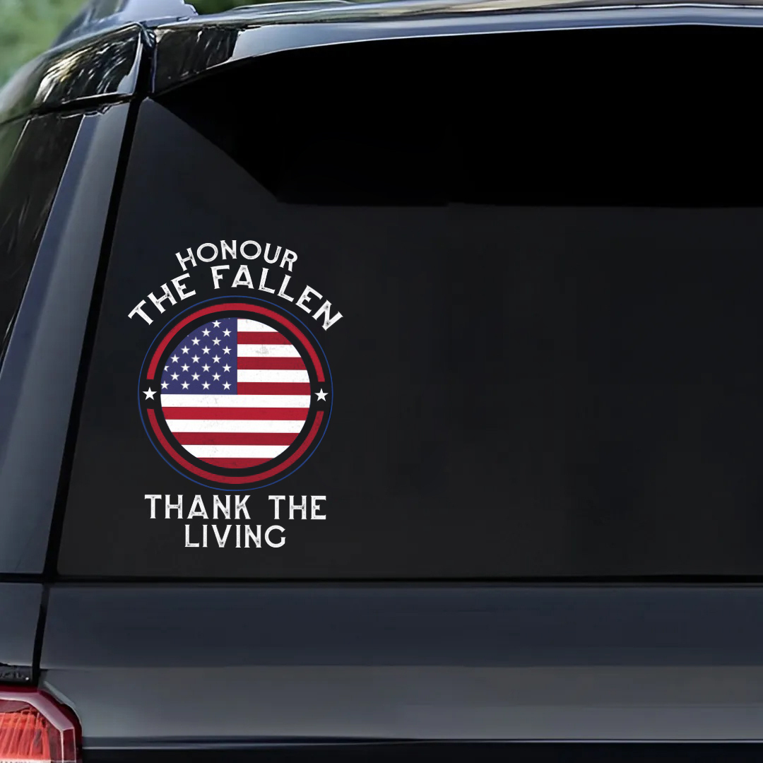Honor The Fallen Veterans Stickers-Memorial Day Sticker