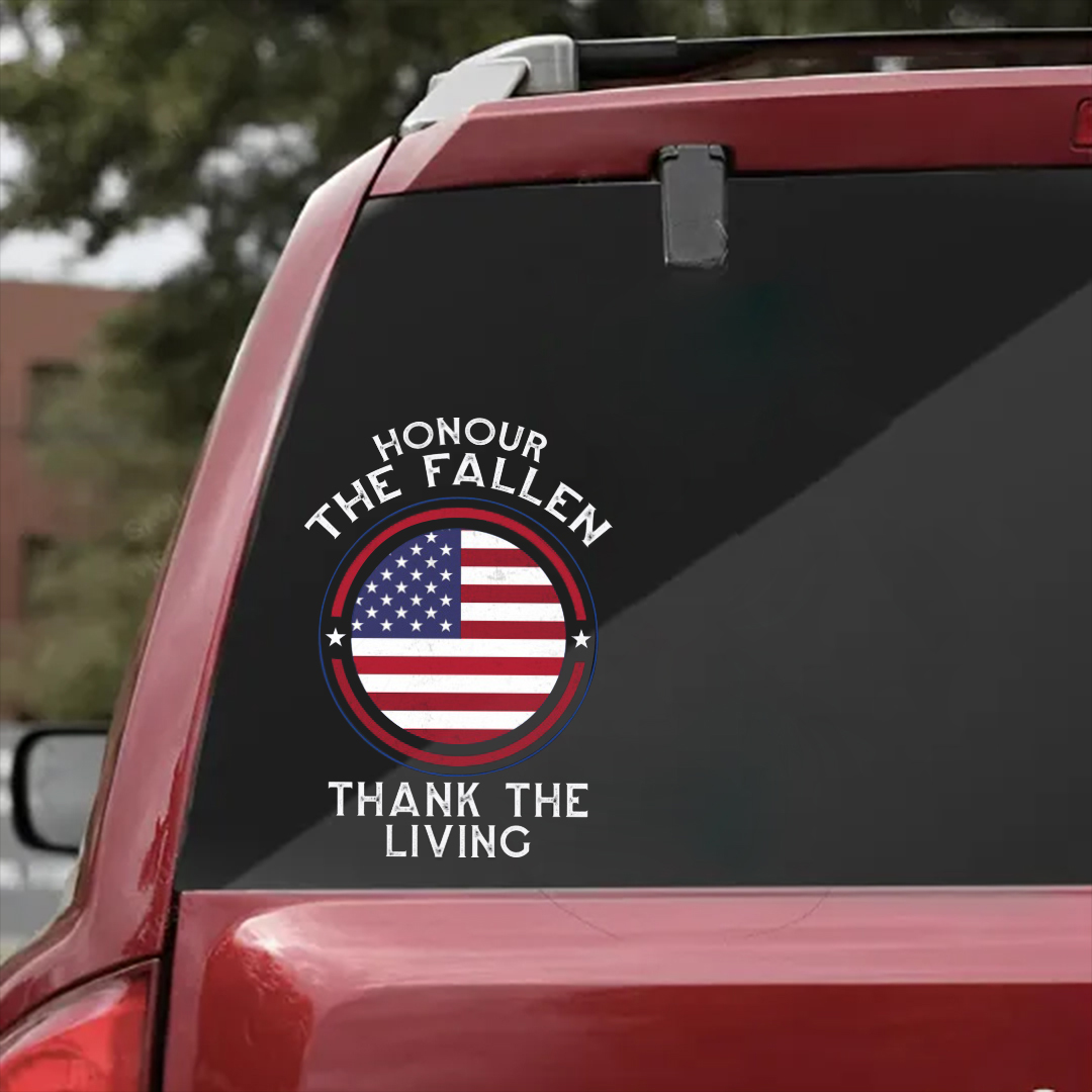 Honor The Fallen Veterans Stickers-Memorial Day Sticker