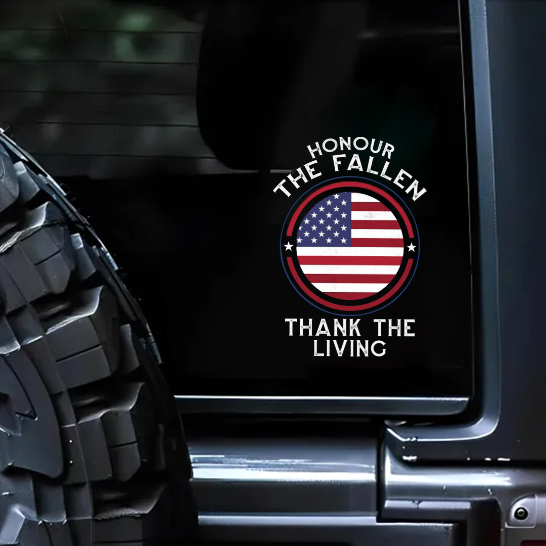 Honor The Fallen Veterans Stickers-Memorial Day Sticker