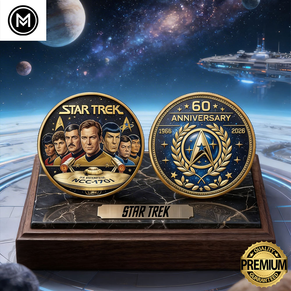 Star Trek 60th Anniversary Commemorative Coin V3