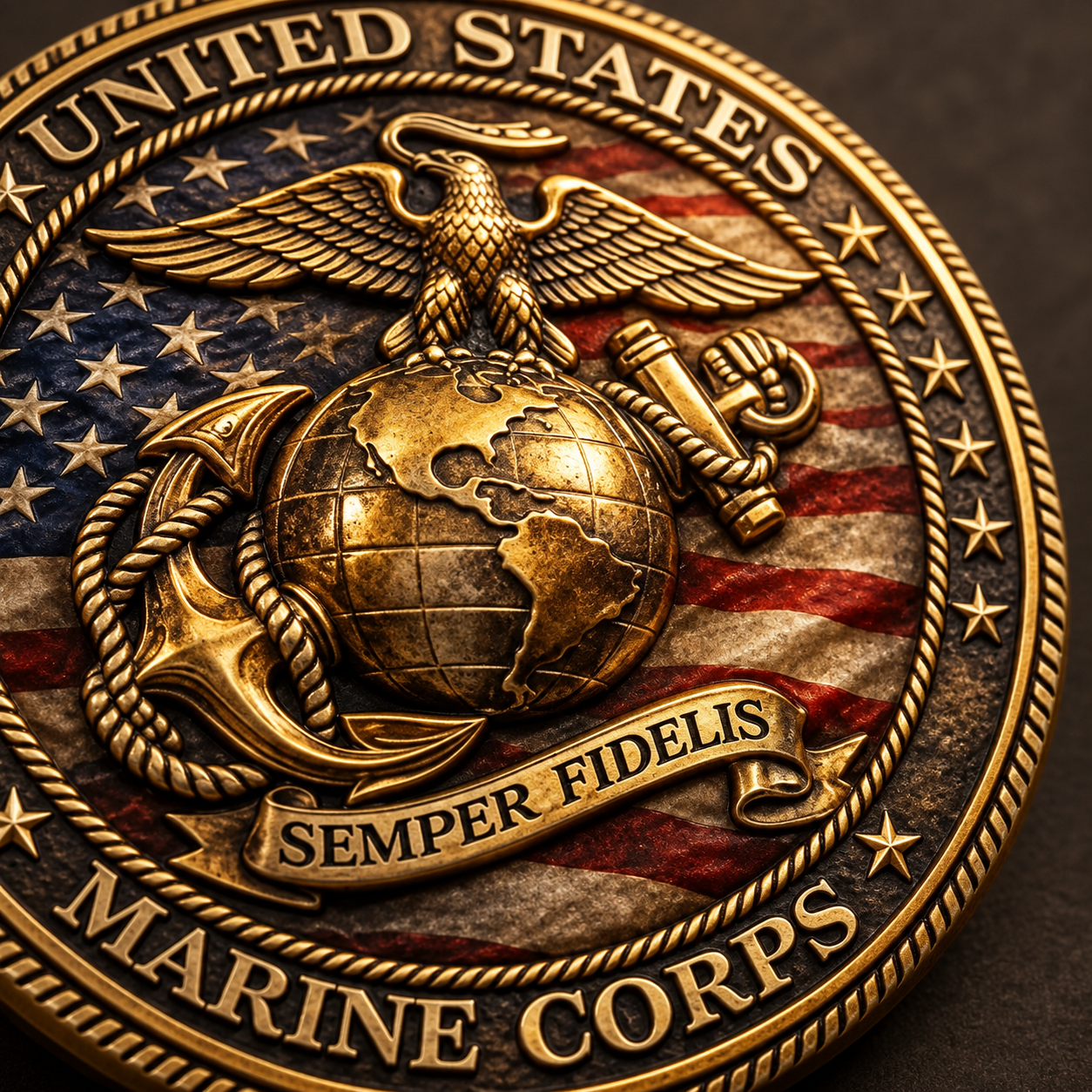 USMC veteran coin — Details Worth Looking Closer At
