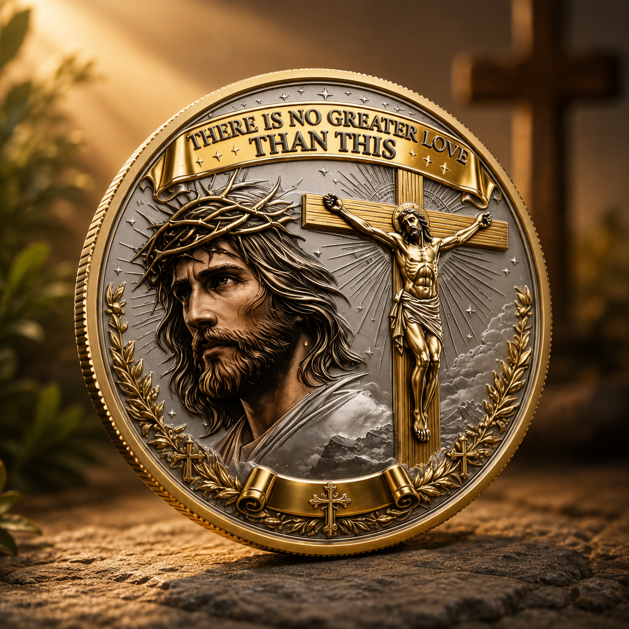 ✝️ Resurrection Faith Coin – A Symbol of Hope & Eternal Love