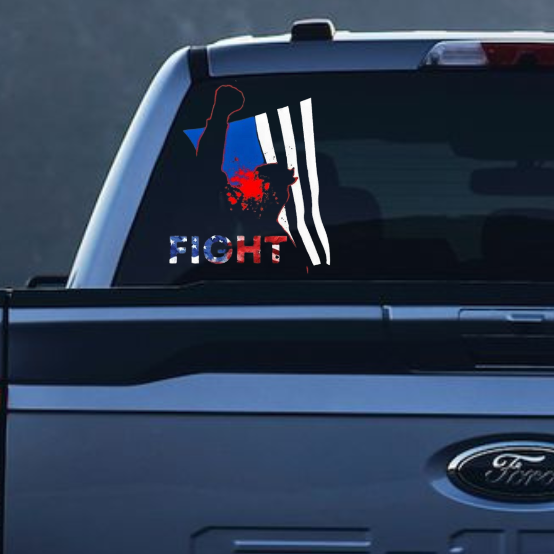 Fight America Fight MAGA -2024 Sticker,Car Decal
