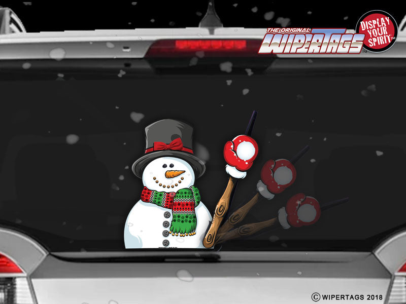 Flakes the Snowman WiperTag