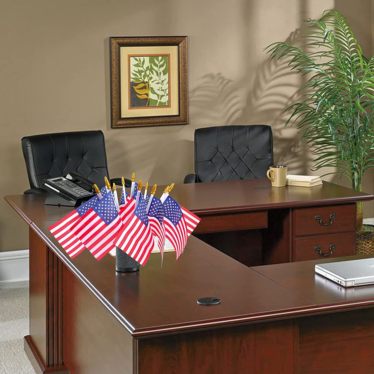Small American Flags on Stick