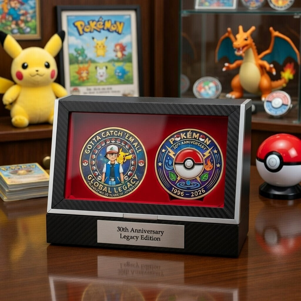 Limited Edition Anime Monster 30th Anniversary Printed Metal Coin