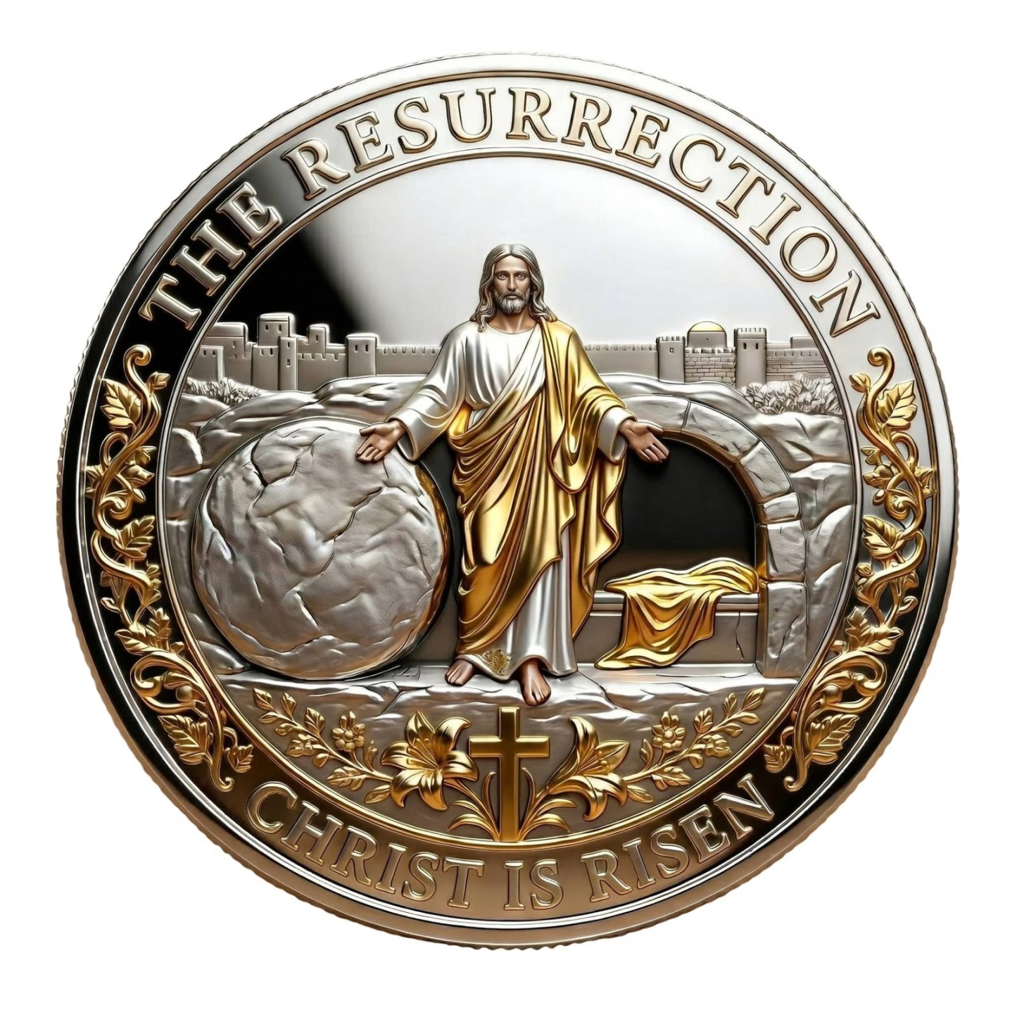 ✨ Christ Is Risen Memorial Coin — A Symbol of Faith & Hope