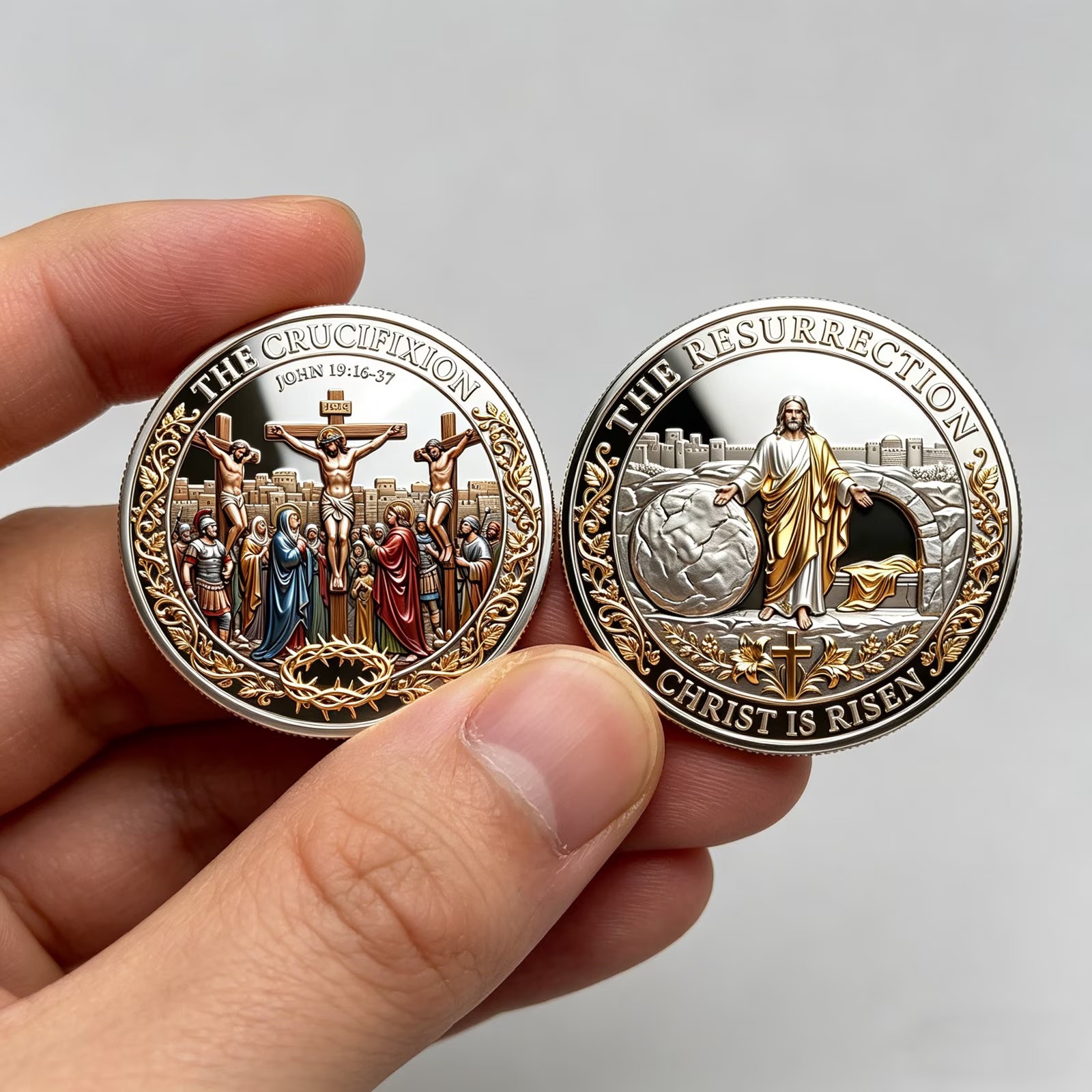 ✨ Christ Is Risen Memorial Coin — A Symbol of Faith & Hope