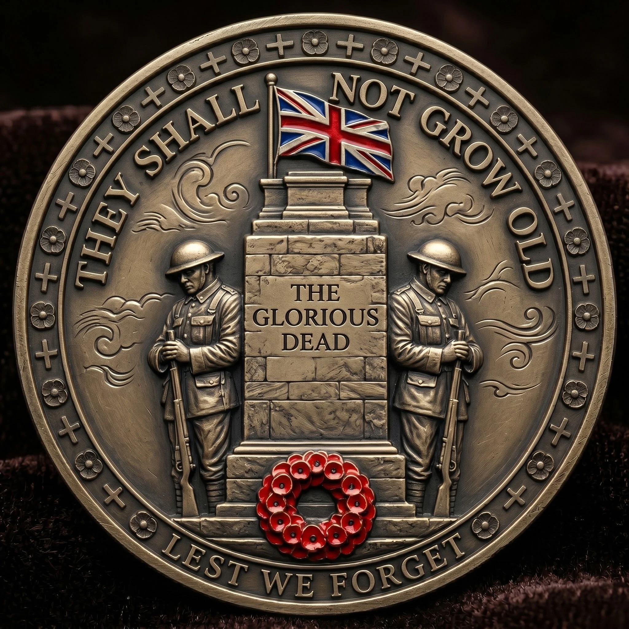 “Lest We Forget” Remembrance Memorial Coin
