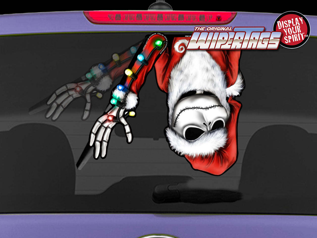 Jack Nightmare Santa Waving WiperTags