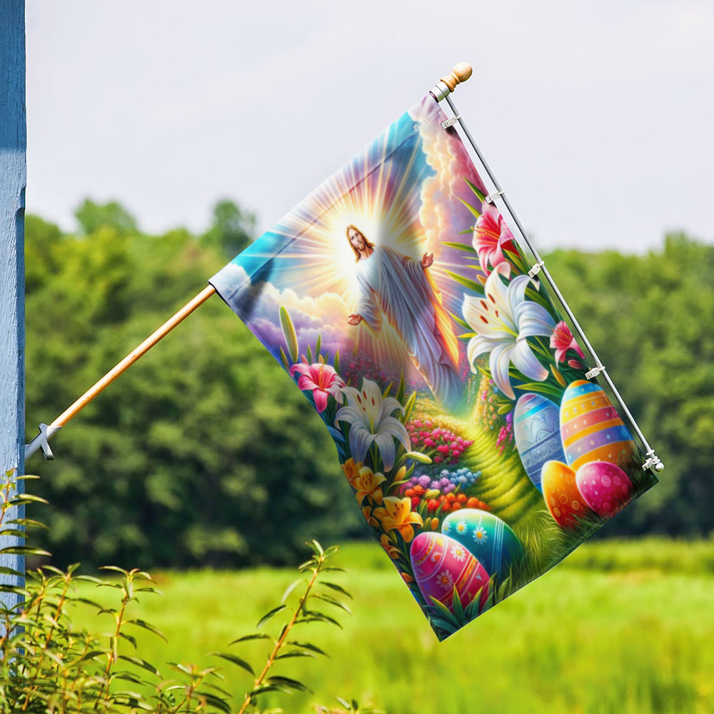 FLAGWIX  He Is Risen Easter Jesus Flag