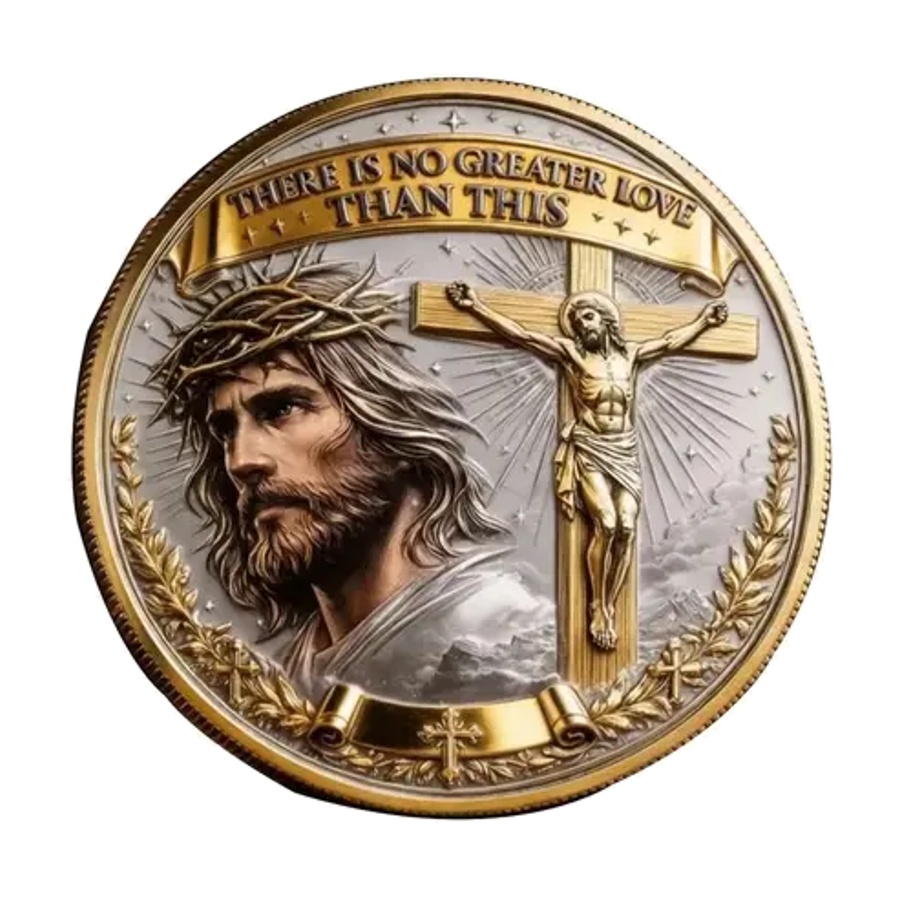 ✝️ Resurrection Faith Coin – A Symbol of Hope & Eternal Love