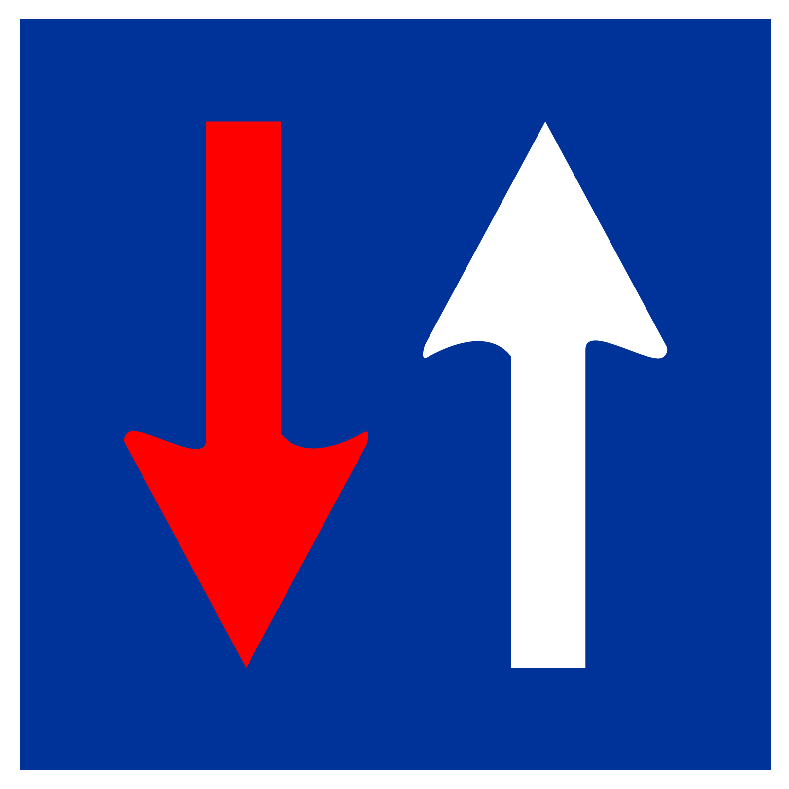 Custom Gobo Belgian Road Sign Right of Way With You حق تقدم عبور با شما