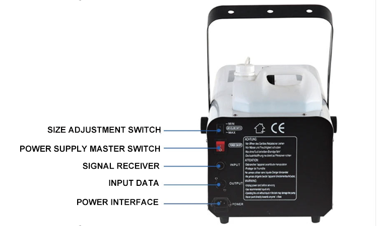 SnowMaster - 1500W Snow machine - Deluxe Snow Machine JY-ZX01 - Creates Snowfall Effects for Parties, Events & Winter Decorations