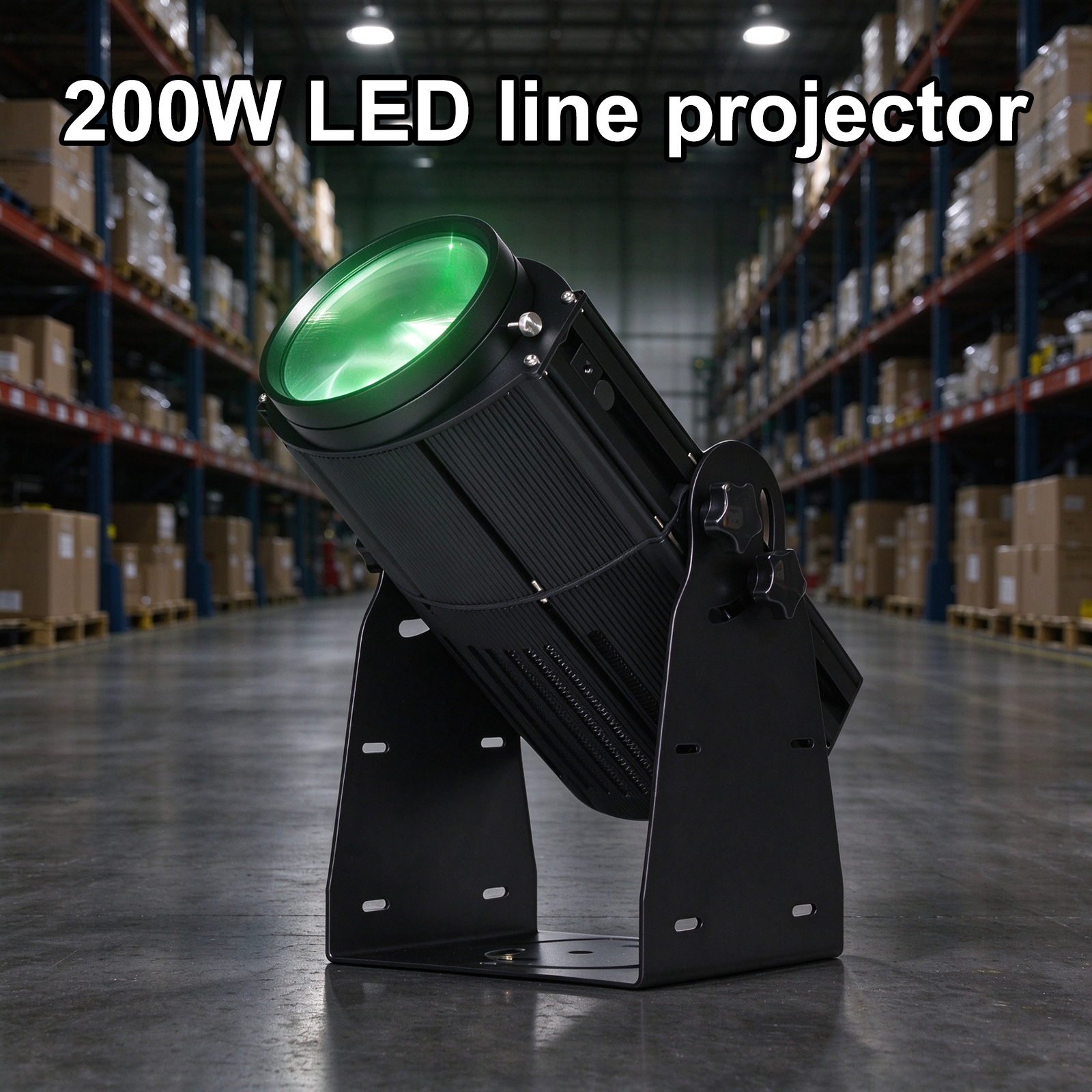 200W Virtual Line Floor Marking Projection of Warehouse Safety Warning Line