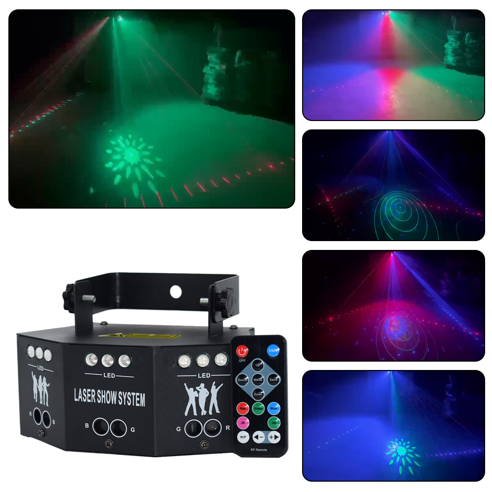 Laser Lights for Wedding: 15 Eyes, Full Color, 15W Power, Compact and CE Certified