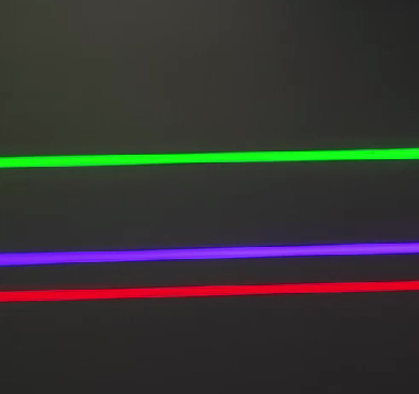 Laser line floor marking for logistics warehouse safety warning