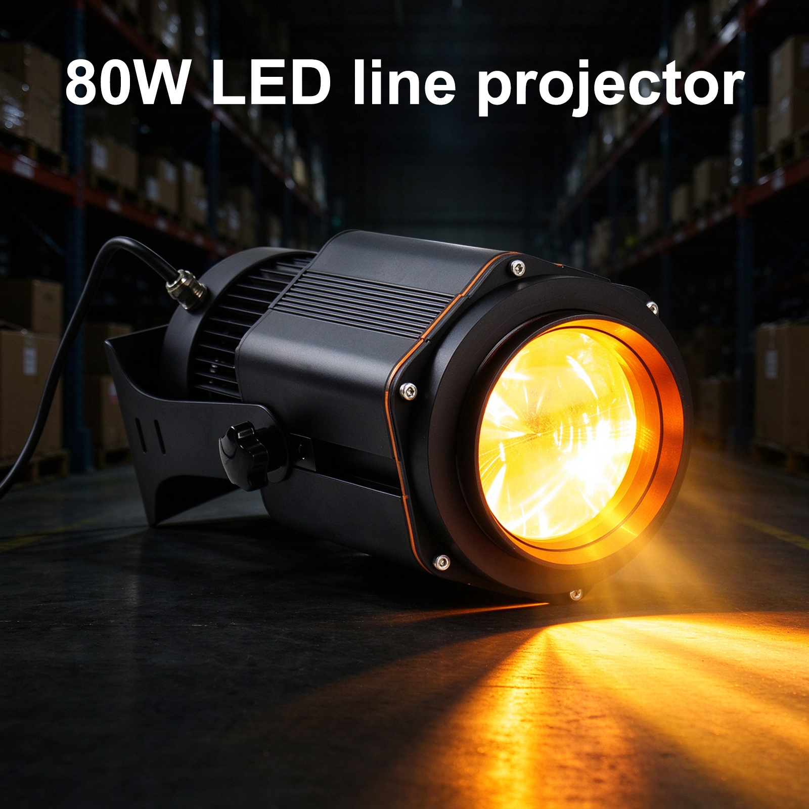 80W Virtual Line Floor Marking Projection of Warehouse Safety Warning Line