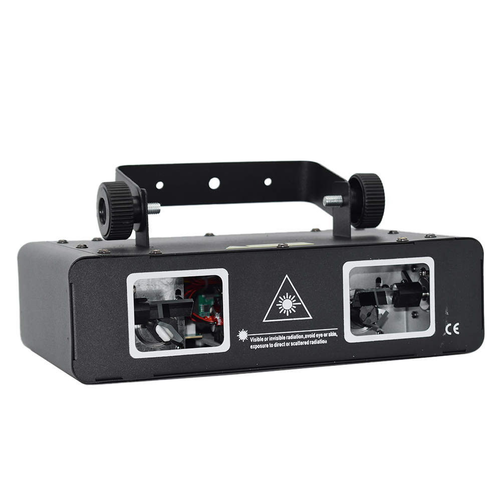 600mW Double Headed Full-color Light Bar RGB DJ Laser Light Stage Effect Lighting with Remote Controller