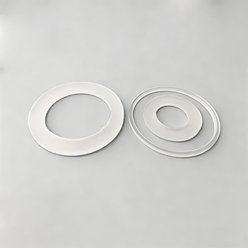 Transparent Quartz Ring, Opaque Quartz Ring, Quartz Glass Flange, High Temperature Resistant Frosted Quartz Circular Insulating Ring