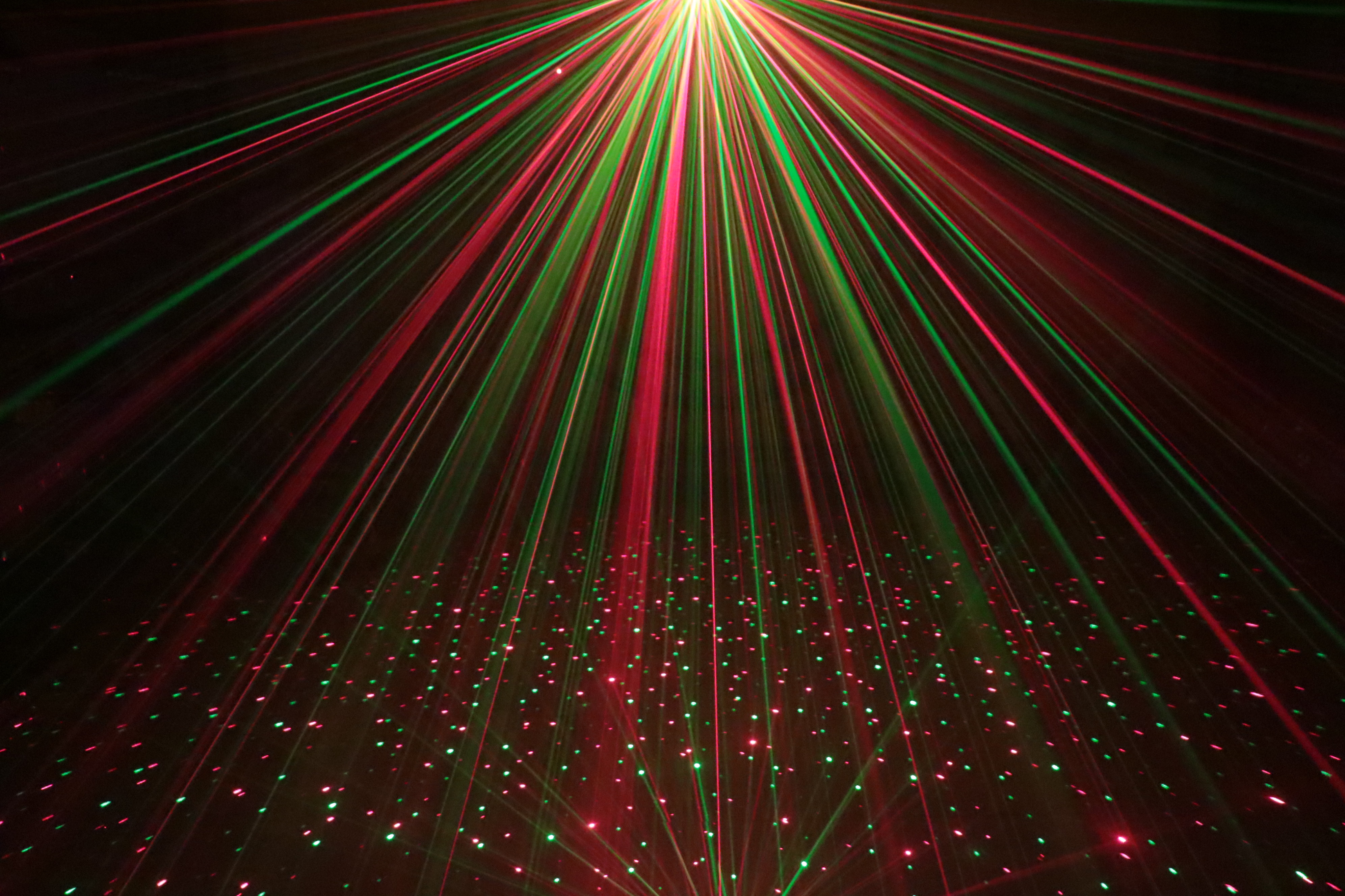 Quadruple Hole Starry Sky Lamp: Multi-Color DJ Laser Effects with DMX Control