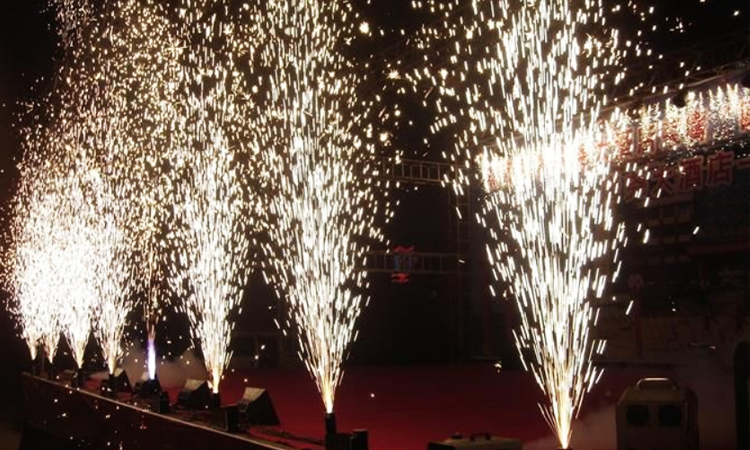 Cold Sparkler Fountain for Wedding Stage Show