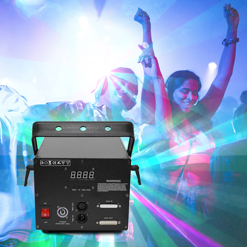 3W RGB Laser Light Full-Color, Animated Spectacle for Any Occasion