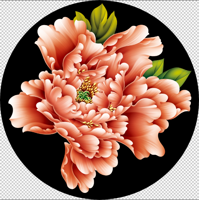 Deep Pink Blossom: Gobo Impressions of the Flower Pattern A1-0003