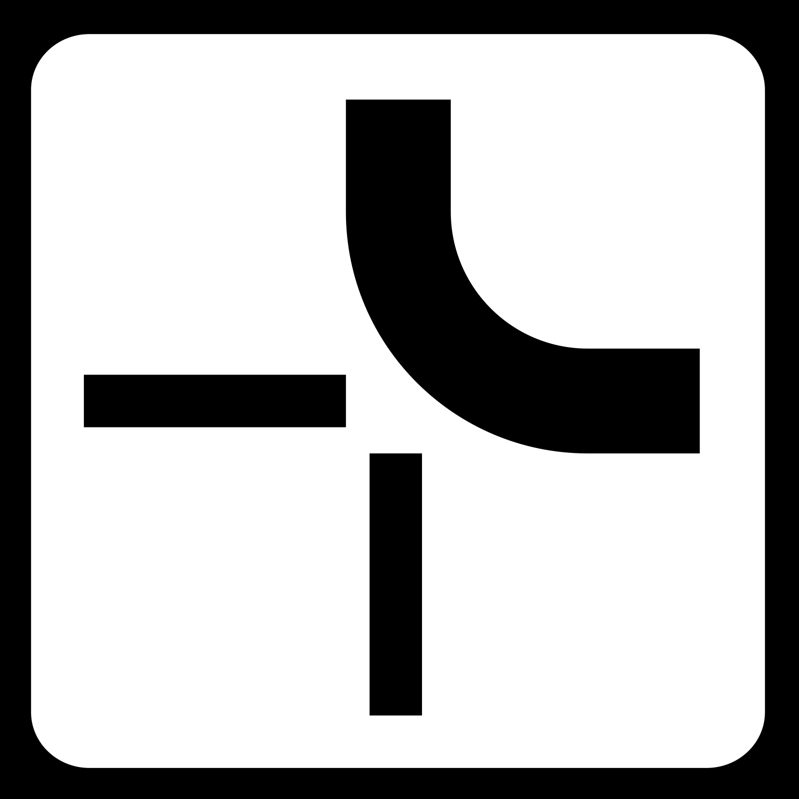 Custom Road Sign Gobo Traffic Signs Dopravná značka P13 Tvar križovatky 