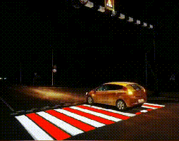 Enhancing Pedestrian Crosswalk Safety with GOBO Projection-JINGYU OPTOELEC