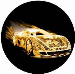 Gobo's Glass Frames: Automotive Excellency Shaped H2-0011-JINGYU OPTOELEC