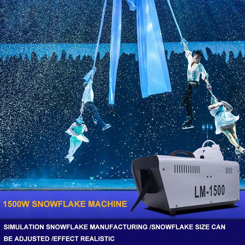 SnowMaster - 1500W Snow machine - Deluxe Snow Machine JY-ZX01 - Creates Snowfall Effects for Parties, Events & Winter Decorations