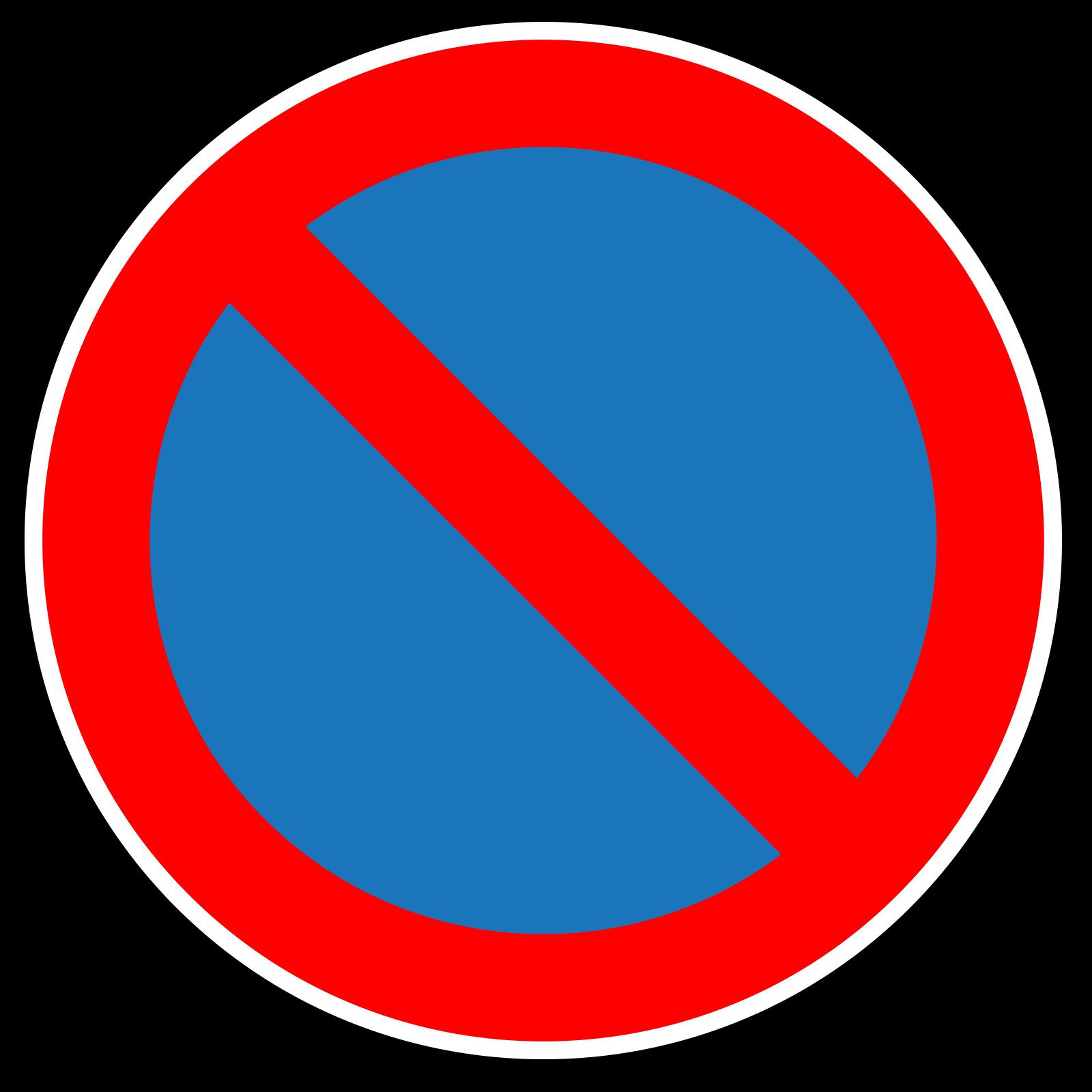 Custom Gobo Road Sign No Parking Is Allowed You Can Stay For A Short Time But You Cannot Park Your Vehicle Permanently