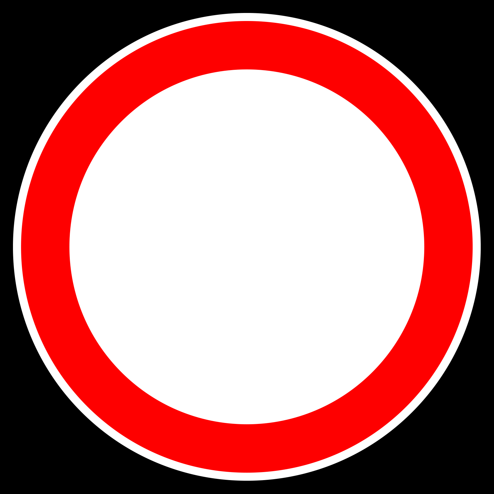 Custom Pedestrianised Street All Vehicular Traffic Prohibited In Both Directions Sráid do choisithe