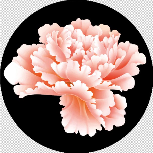 Pink Blossm Gobo: Gobo Impressions of the Flower Pattern A1-0004