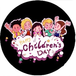 Kids' Celebration: Custom Glass Gobo - Children's Festival-JINGYU OPTOELEC