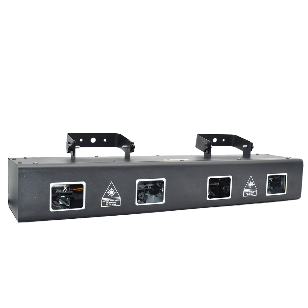 Professional 4 eyes Line Scanning Effect Laser Light Party Disco Beam Stage Lights