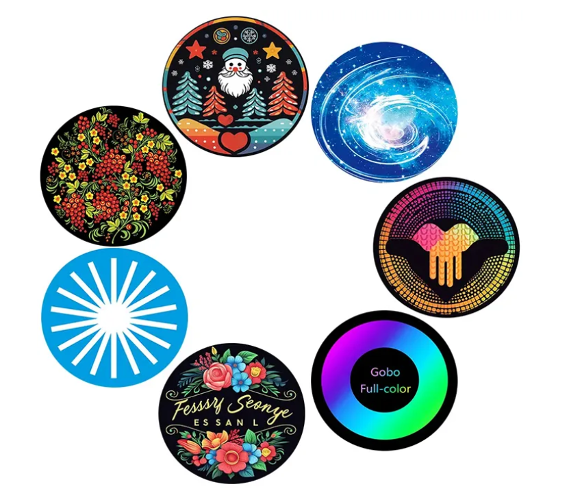 Creating a custom gobo (a stencil placed in front of a light source to project patterns or logos) is a fantastic way to personalize events, branding, or stage designs. Whether for weddings, corporate events, or theatrical productions, here&rsquo;s how to produce a high-quality custom gobo:    ### 1. **Design Preparation**   - **Vector-Based Artwork**: Start with a vector file (AI, EPS, or SVG) to ensure crisp edges and scalability. Avoid intricate details, as fine lines may break during production or fail to project clearly.   - **Monochrome Simplicity**: Gobo designs work best in black-and-white. Solid black areas block light, while white areas become transparent. Use bold shapes, text, or logos for optimal visibility.    ### 2. **Material Selection**   - **Metal Gobos**: Made from stainless steel or aluminum, these are durable and ideal for short-term use or simple designs. They&rsquo;re cost-effective but less suited for ultra-detailed patterns.   - **Glass Gobos**: Etched glass allows for intricate, full-color designs (using dichroic filters). These are pricier but offer superior detail and longevity, perfect for permanent installations.    ### 3. **Production Process**   - **Laser Cutting (Metal)**: A laser etches your design into the metal sheet, ensuring precision. Specify the gobo size (common: 55mm or 75mm) to match your lighting fixture.   - **Chemical Etching (Glass)**: For glass gobos, a chemical process creates the design. This method supports gradients and fine details but requires professional equipment.    ### 4. **Testing and Usage**   - **Check Compatibility**: Confirm the gobo size matches your projector (e.g., Martin, ETC, or Source Four).   - **Focus Adjustments**: Use a gobo holder to position the stencil correctly. Test the projection distance and focus to avoid blurry or distorted images.    **Pro Tip**: Work with a reputable manufacturer and request a digital proof before production. Avoid overly complex designs&mdash;simplicity ensures clarity when projected!