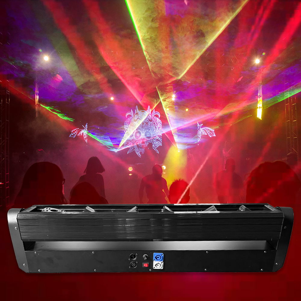 Dancing Light Laser: 6-Axis Single Red, 8000hr Life, 50W, DMX Control, CE-Certified