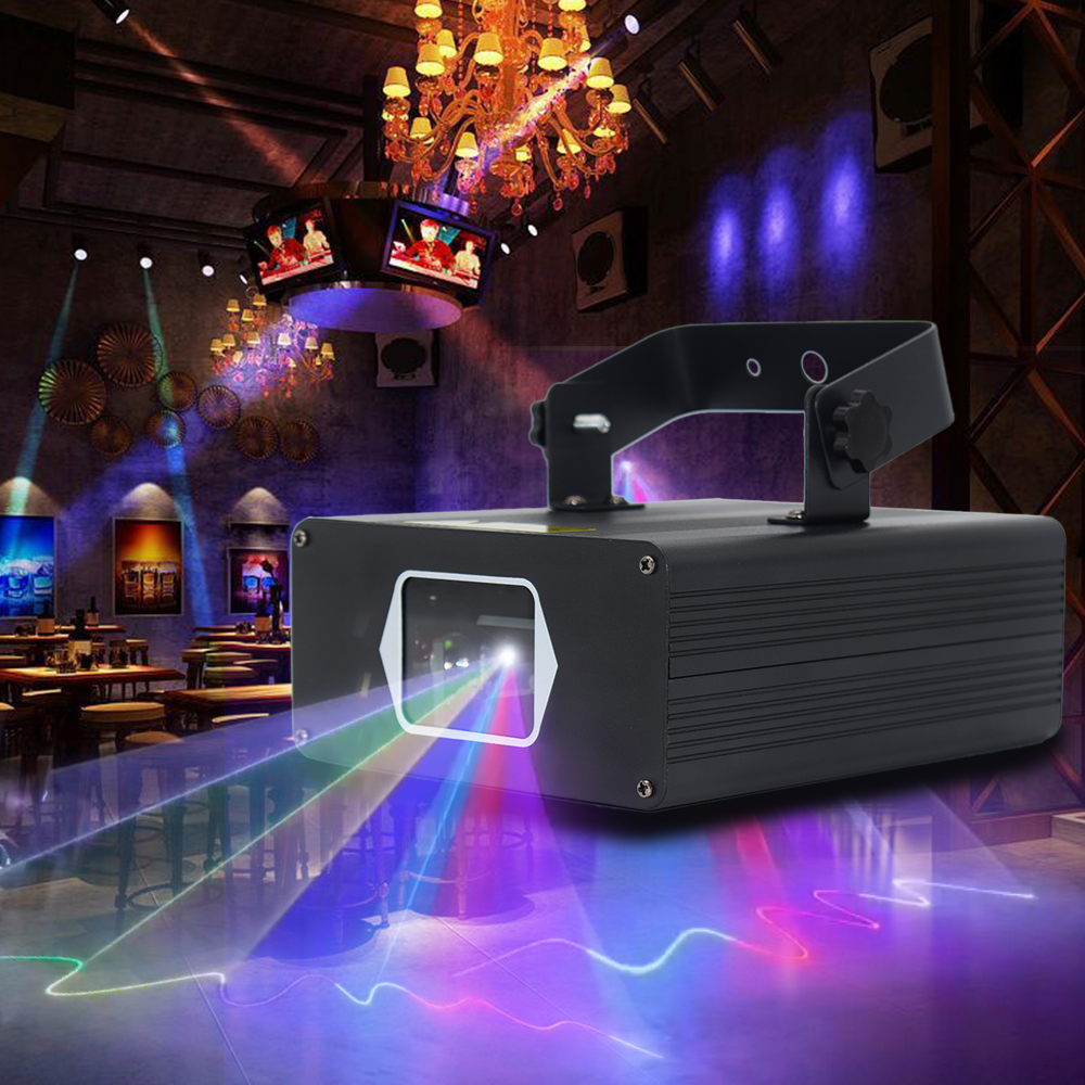 Stage Lighting Laser: Single Head, Full Color Lines, 15W Power, CE Certified