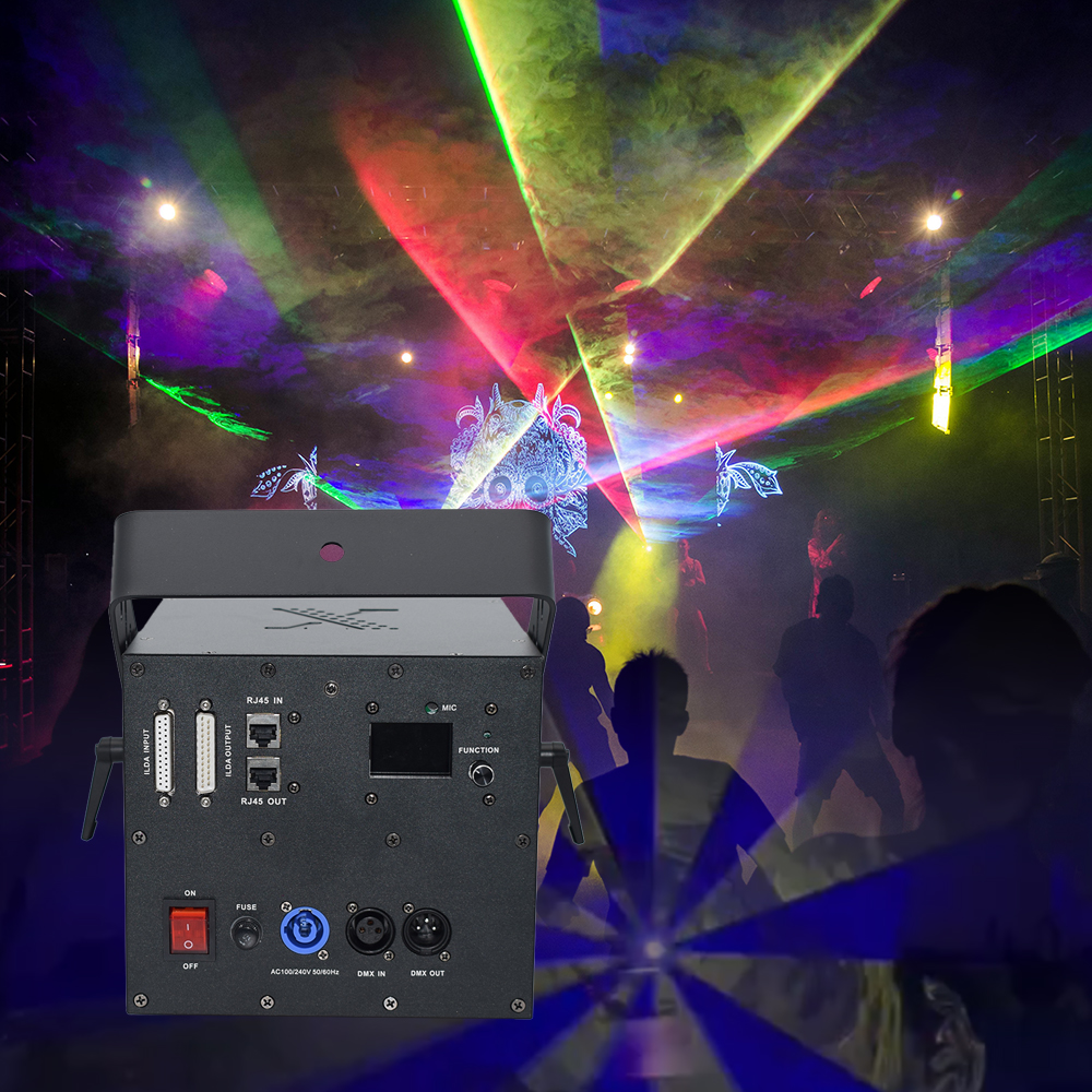 Wedding Laser Light: Dynamic 5W RGB, CE Certified, Long-Life 8000hr & 1-Year Warranty