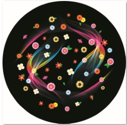 Enchanting Echoes: Bespoke Glass Gobos for DJ Lighting Magic H2-0056-JINGYU OPTOELEC