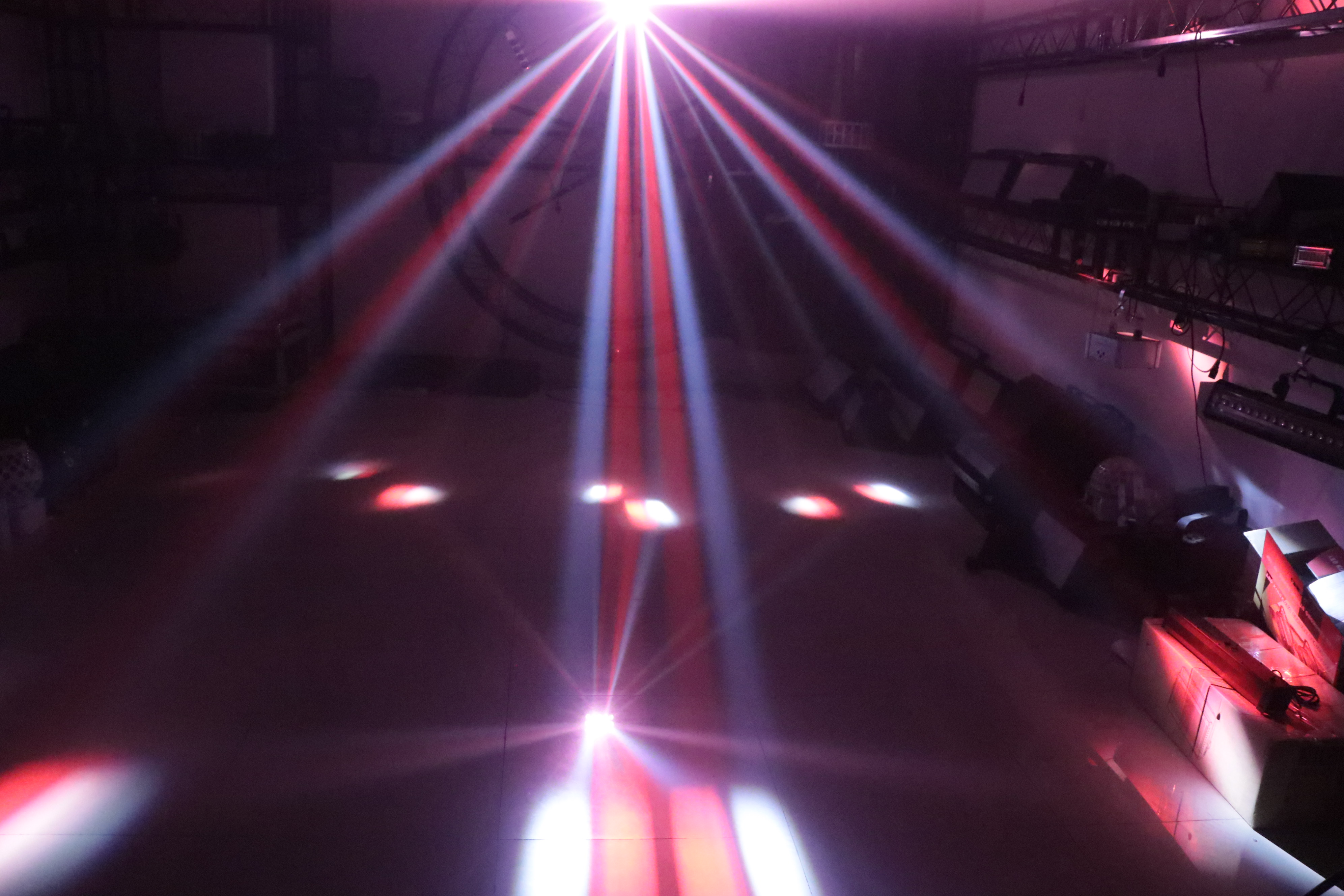 Butterfly Beam DJ Laser Light: High-Powered RGBW with 4-in-1 Lamp for Dynamic Effects