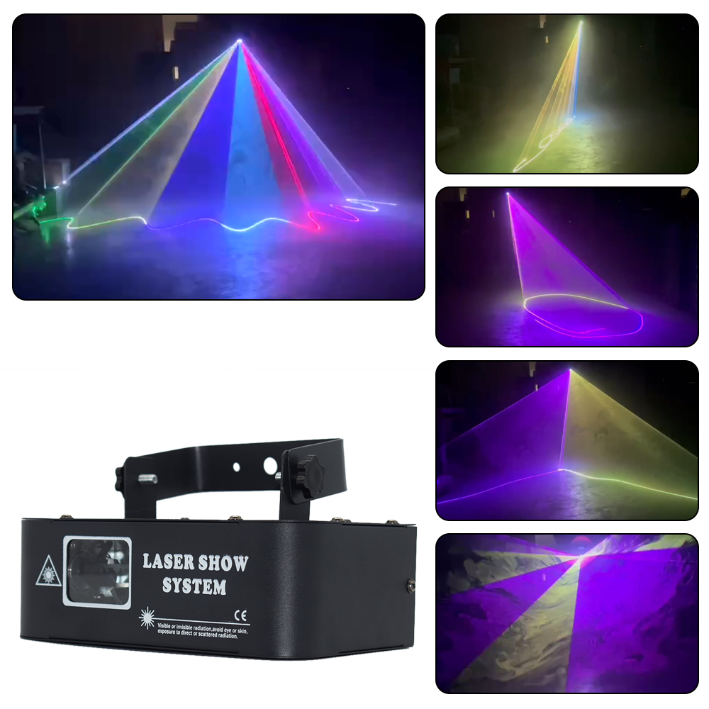 Laser Lights for Club: Mini Single Head Full Color Lines, Efficient Cooling, 15W Power, CE Certified