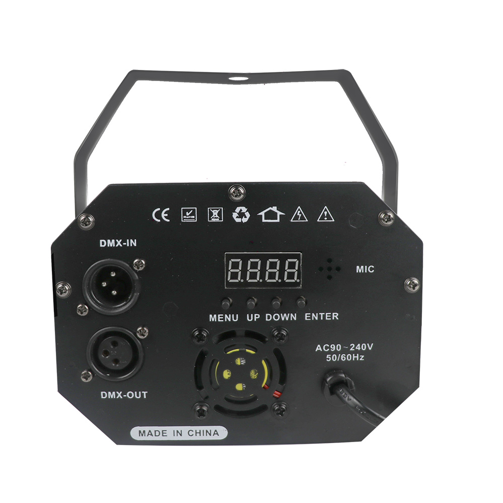 Quad-Hole Aurora DJ Laser: Versatile, DMX-Controlled with Powerful Output