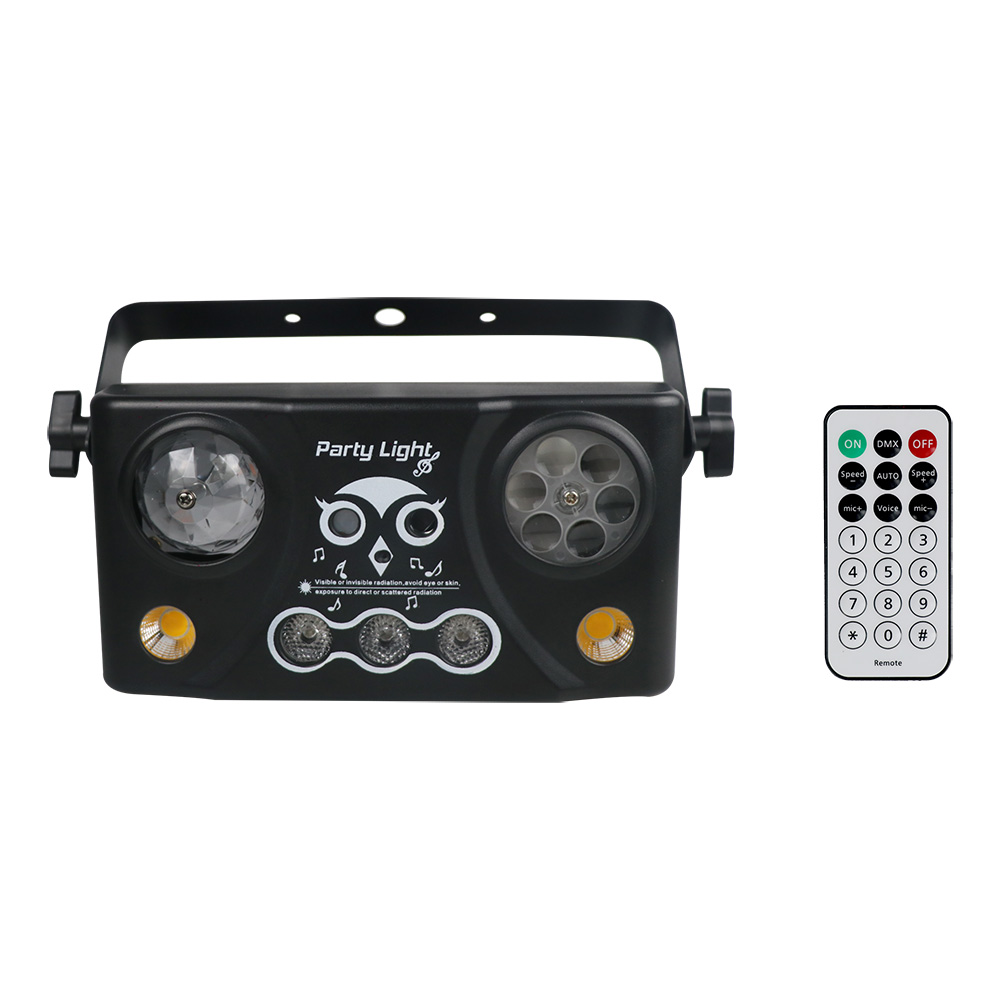 Dream Party 5 in 1: Remote-Controlled RGB Lighting System Laser Light for Indoor Events!